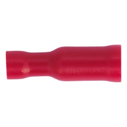 Sealey Terminals 100 Pack Socket 4mm Female Red