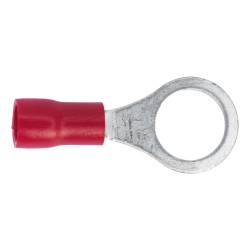 Sealey Terminals 100 Pack Easy Entry Ring 8.4mm Red