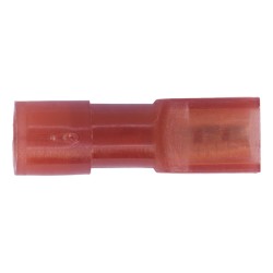 Sealey Terminals 100 Pack Insulated 2.8mm Female Red