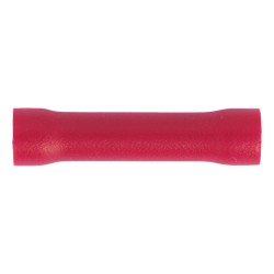 Sealey Terminals 100 Pack Butt Connector 3.3mm Red