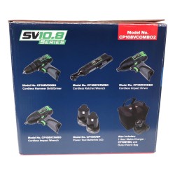 Sealey 10.8v Cordless Power Tool Kit With Batteries