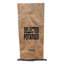 Potato Bags 2 Ply Natural 12.5kg