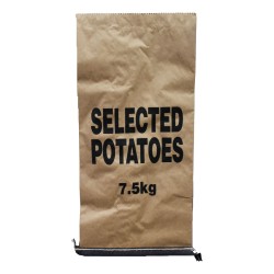 Potato Bags 2 Ply Natural 7.5kg