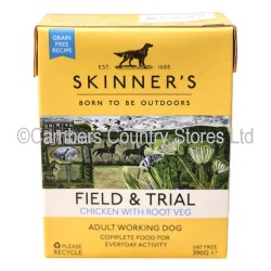 Skinners Field & Trial Wet Chicken & Root Veg 390g