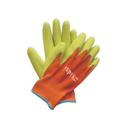 Briers Junior Digger Gloves Orange & Green 6-10 Years