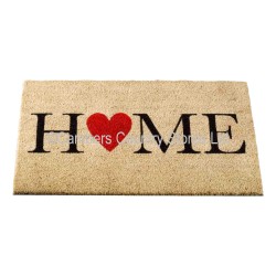 Smart Garden Coir Door Mat Home Where Heart 75 x 45cm
