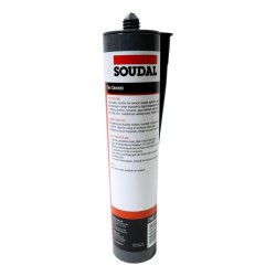 Soudal High Temperature Fire Cement Black 290ml