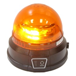 Sparex Rechargeable LED Amber Beacon Magnetic