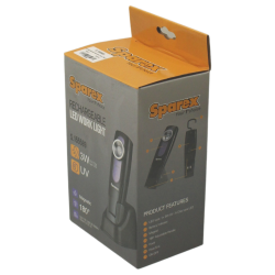 Sparex Rechargeable LED UV Worklight 3w