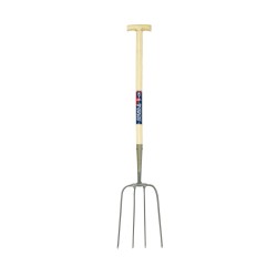 Spear & Jackson Manure Fork 4 Prong T Handle