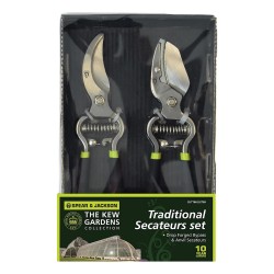 Kew Garden Traditional Bypass & Anvil Secateur Set