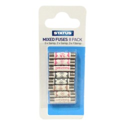 Status Domestic Fuses Assortment 8 Pack