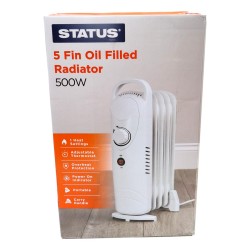 Status Oil Filled Radiator With Thermostat 5 Fin