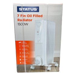 Status Oil Filled Radiator With Thermostat 7 Fin