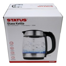 Status Kettle Portland 2kw 1.7 Litre Glass