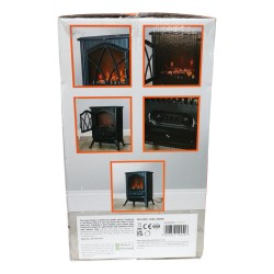 Status Flame Effect Stove Heater 1800w 240v Black