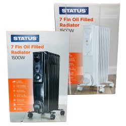 Status Oil Filled Radiator With Thermostat 7 Fin