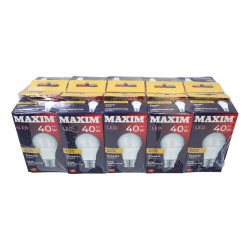 Maxim LED Light Bulb GLS Large BC 6w/40w 10 Pack