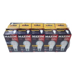 Maxim LED Light Bulb GLS Large BC 10w/60w 10 Pack