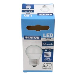 Status LED Light Bulb Round Large ES 5w/40w