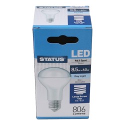 Status LED Light Bulb Spot Reflector Large ES 9w/60w