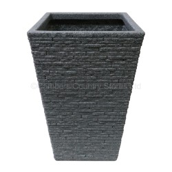 Sankey Plastic Planter Slate Effect Tall