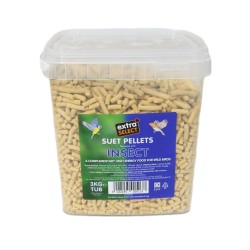 Extra Select Wild Bird Feed Suet Pellets 3L Tub Insect