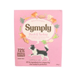 Symply Adult Wet Tray Duck & Turkey 395g