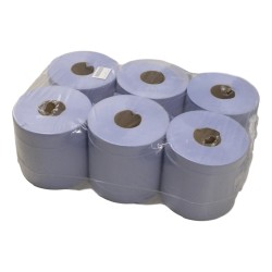 Task Centre Feed Paper Roll Blue 6 Pack