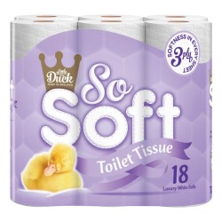Task Toilet Paper Rolls So Soft 3 Ply 18 Pack