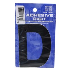 Self Adhesive Digit / Letter Black