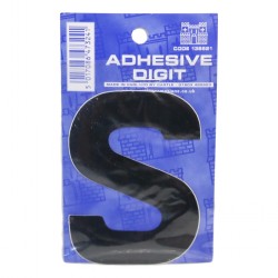 Self Adhesive Digit / Letter Black
