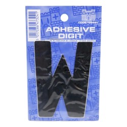 Self Adhesive Digit / Letter Black