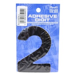 Self Adhesive Digit / Letter Black