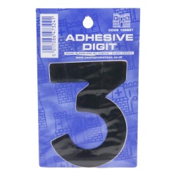 Self Adhesive Digit / Letter Black