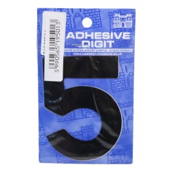 Self Adhesive Digit / Letter Black