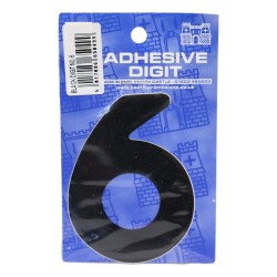 Self Adhesive Digit / Letter Black