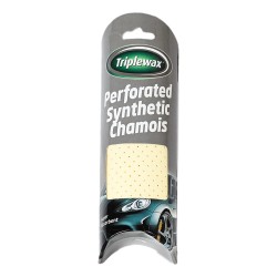Triplewax Genuine Leather Chamois Tube Perforated