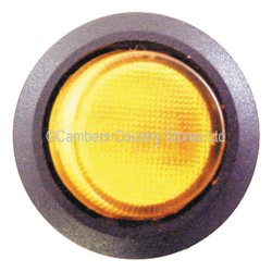 Wotnots Auto On/Off Switch Illuminated Mini Round Amber