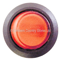 Wotnots Auto On/Off Switch Illuminated Mini Round Red