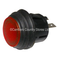 Wotnots On/Off Push Switch Splash Proof Red