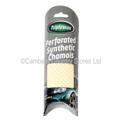 Triplewax Genuine Leather Chamois Tube Perforated