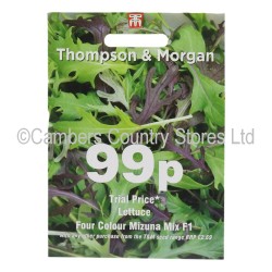 Thompson & Morgan Lettuce Four Colour Mizuna F1
