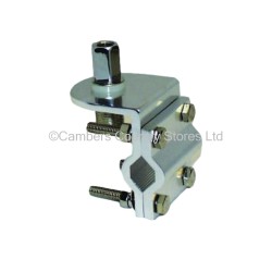 CB Radio Mirror Mount Right Angle 4 Bolt Double Groove