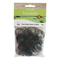 Plant Rings Plastic Coated 100 Pack