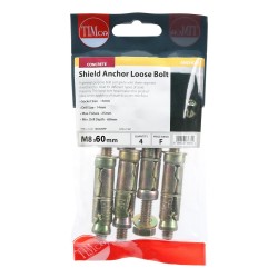 Timco Shield Anchor M8 x 60mm 4 Pack