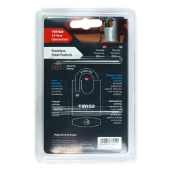 Timco Padlock Stainless Steel 50mm