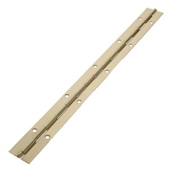 Piano Hinge Electro Brass 1800mm x 25mm