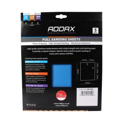 Addax Sandpaper Sheets 5 Pack