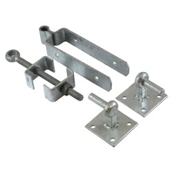 Taurus Adjustable Fieldgate Hinge Hook Plate Set